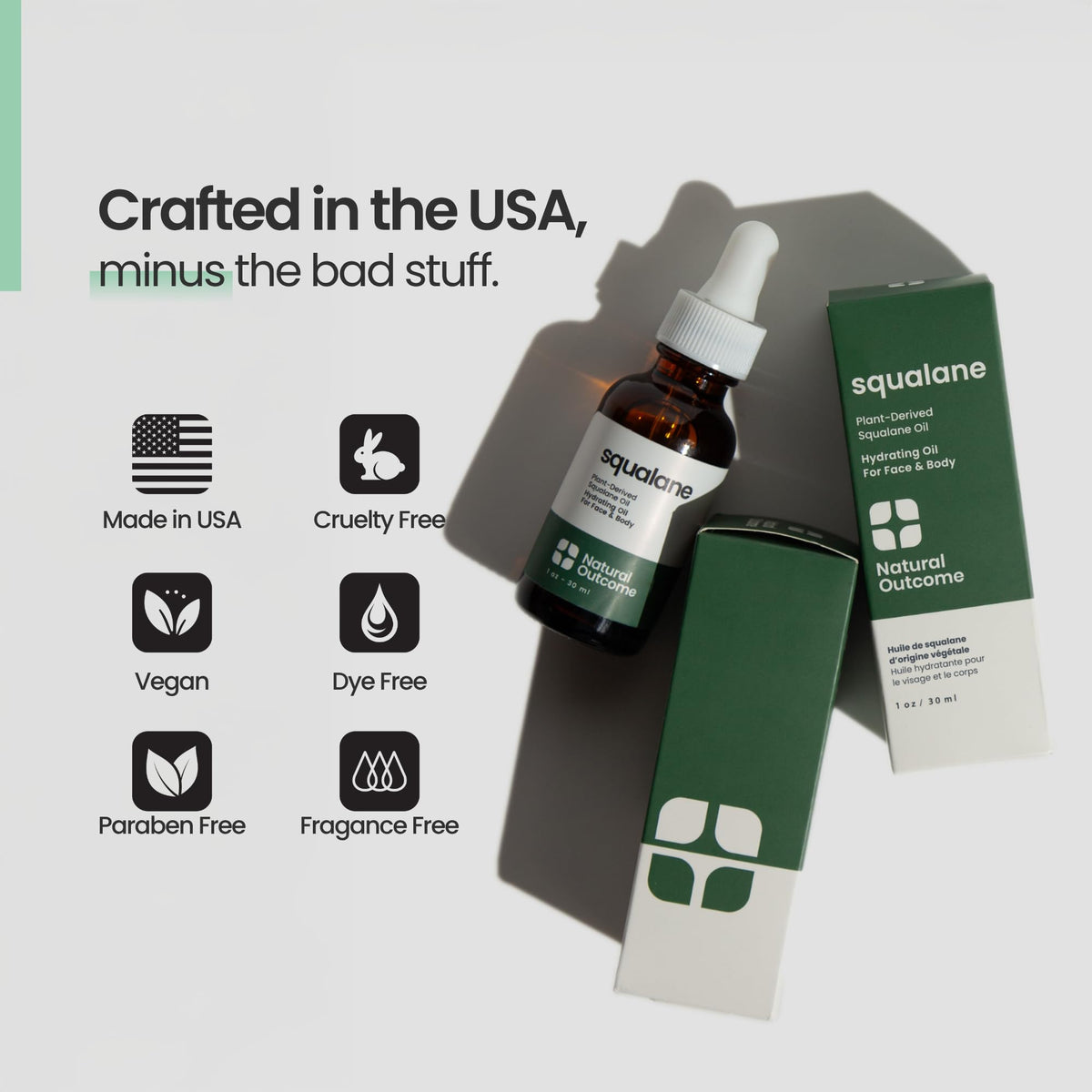 100% Plant Derived Squalane Oil 1 oz E409797