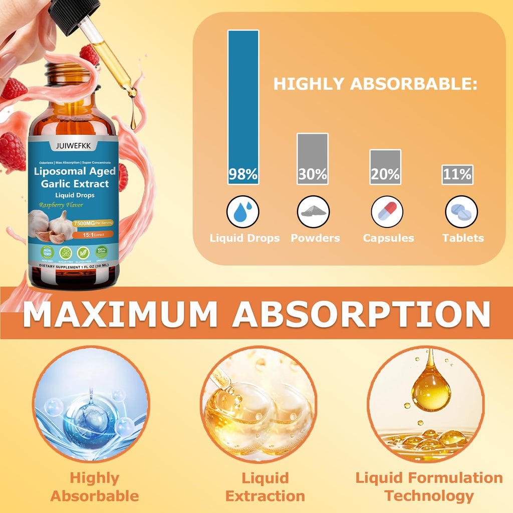 500mg Odorless Aged Garlic Extract Liquid Drop Y232080