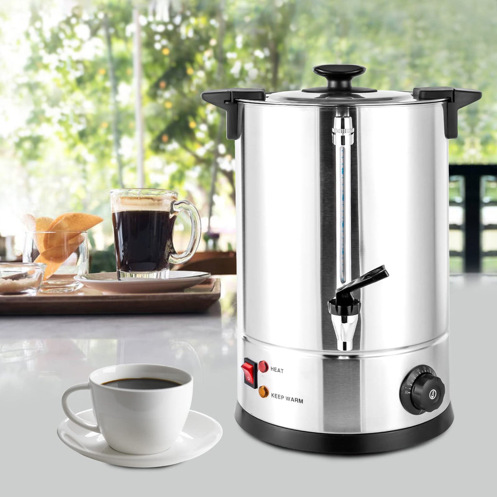 12L Stainless Steel Commercial Coffee Urn with Temp Control G846