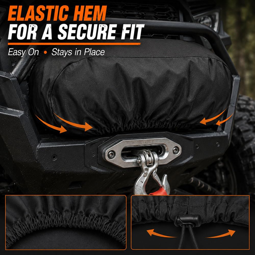 Water Resistant Oxford Fabric Winch Cover W499042