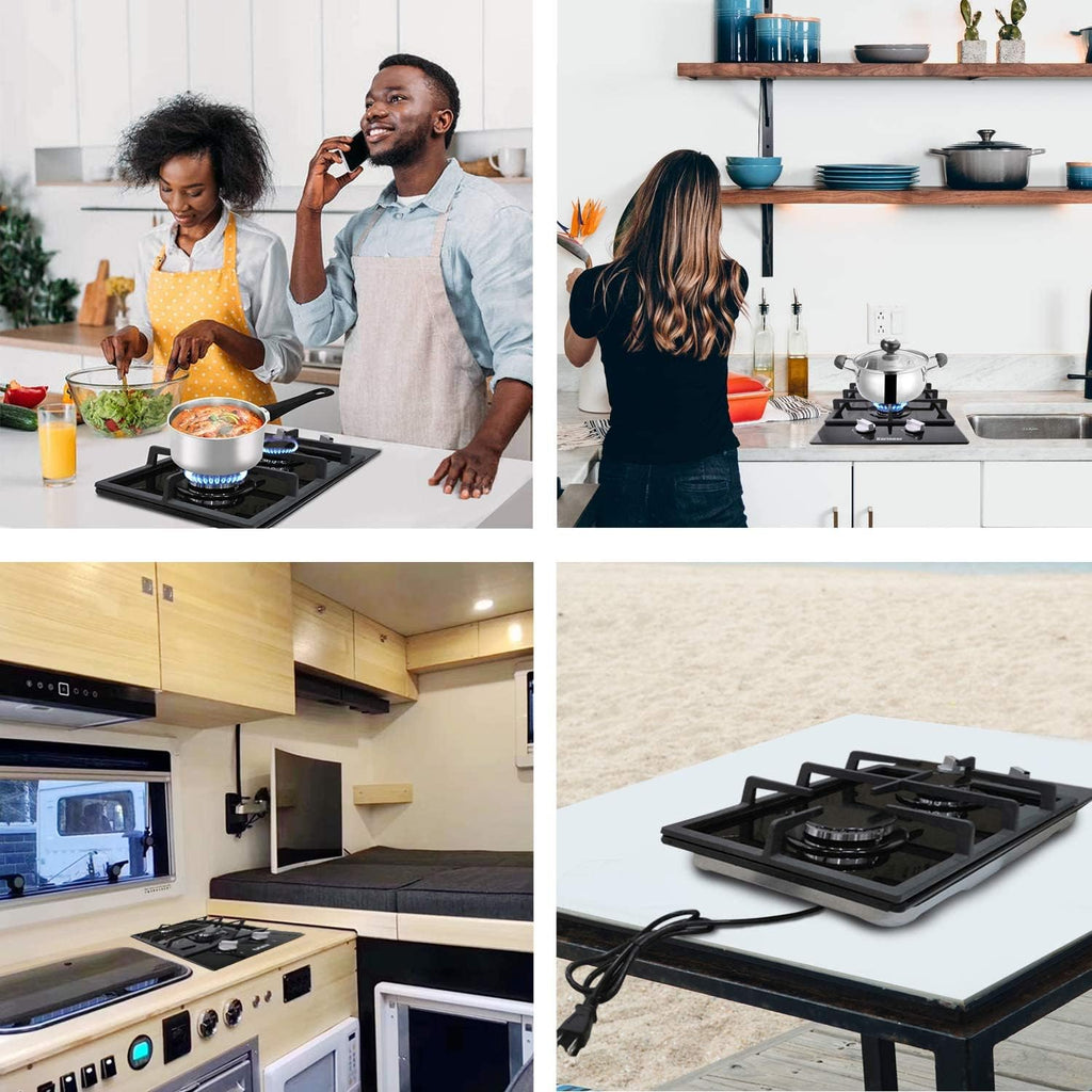 2 Burner Propane Gas Cooktop W374142