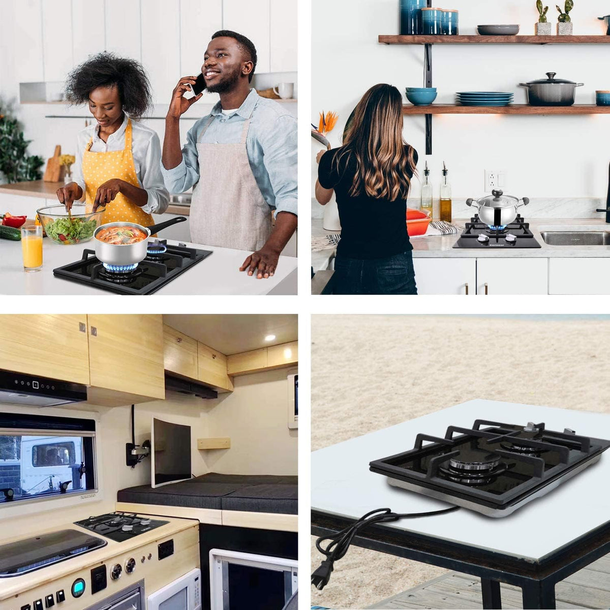 2 Burner Propane Gas Cooktop W374142