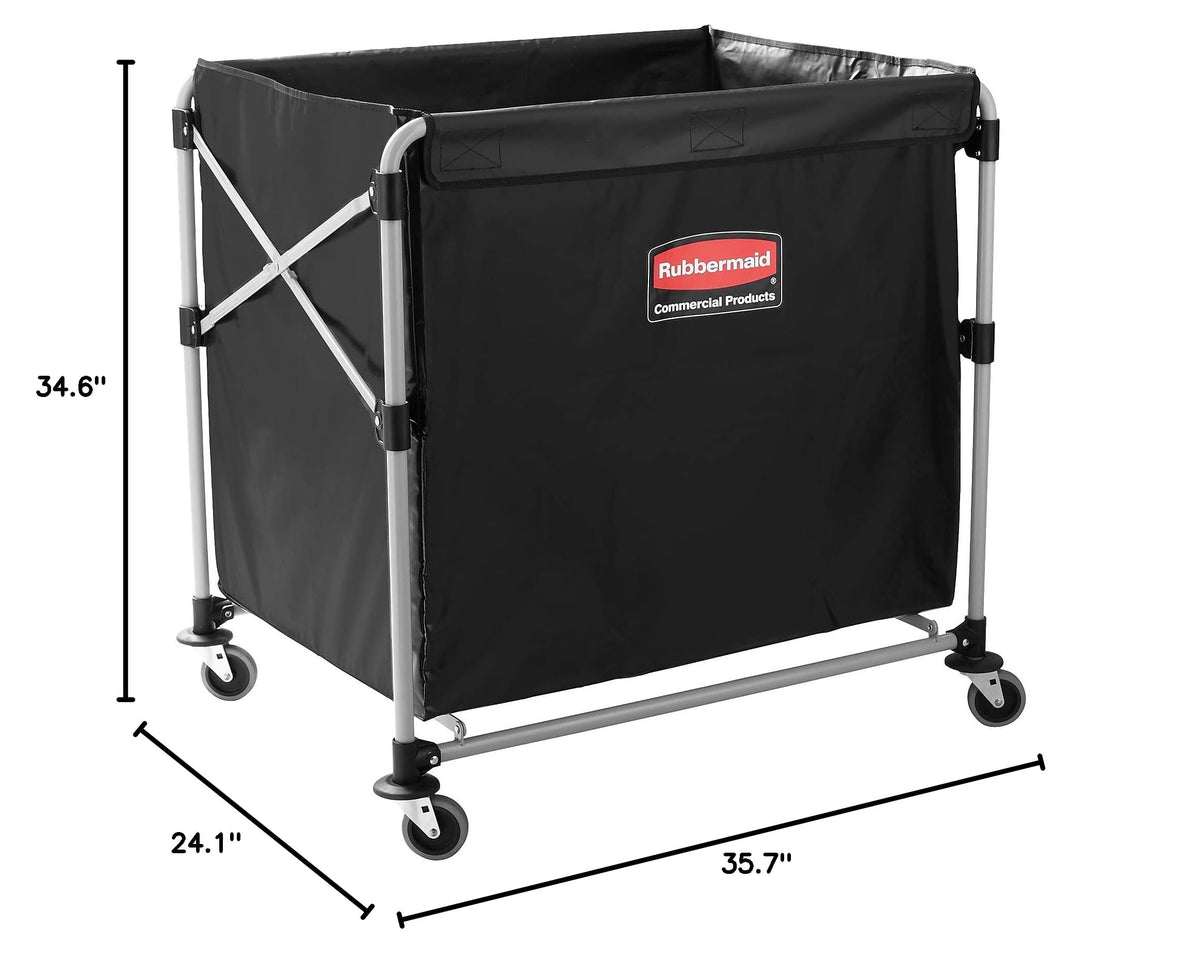 Black Steel Collapsible X Cart P806