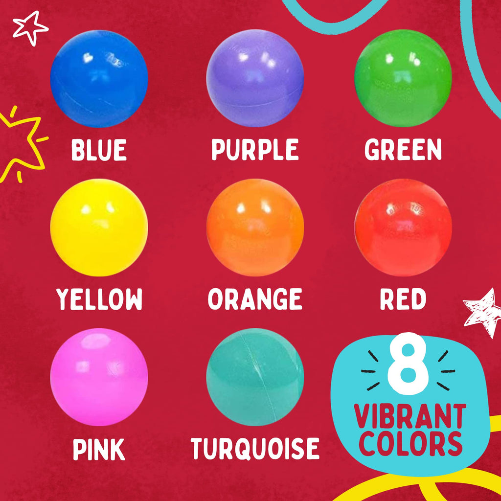 200 Count Plastic Ball Pit Balls K529115