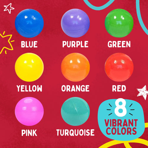 200 Count Plastic Ball Pit Balls K529115