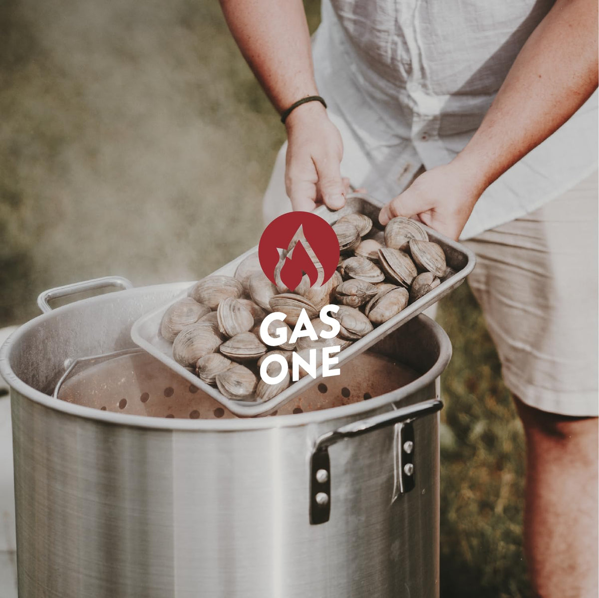 Seafood Boil Kit with Propane Burner and 60Qt Pot with Basket S8068