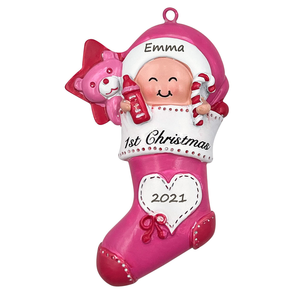 Pink Baby Keepsake Ornament H125