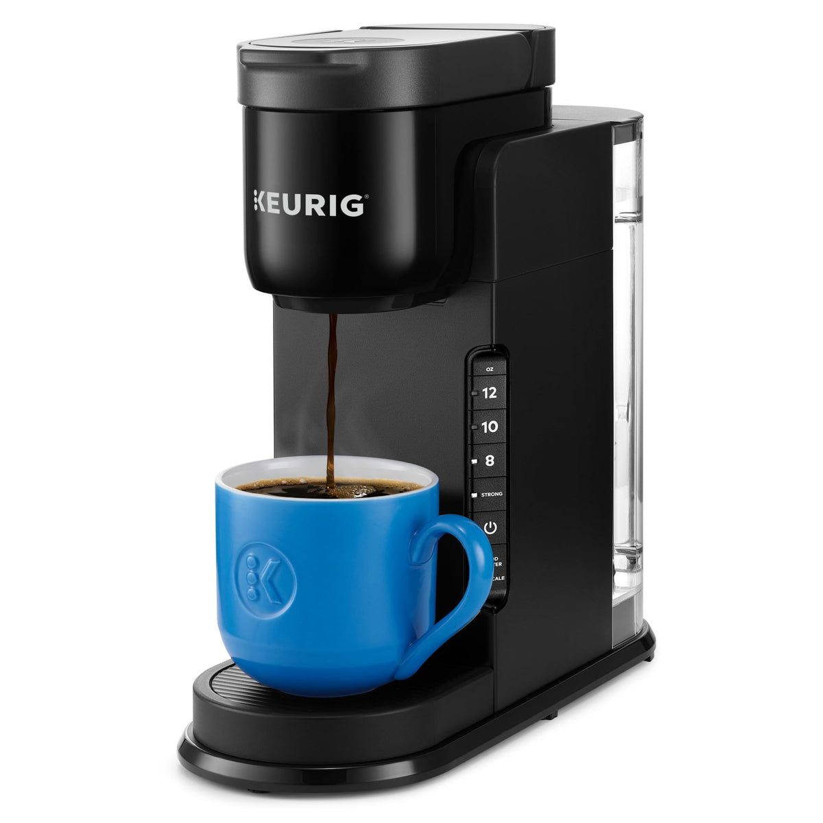 Single Serve K-Cup Pod Coffee Maker, 3 Brew Sizes, Black A3654