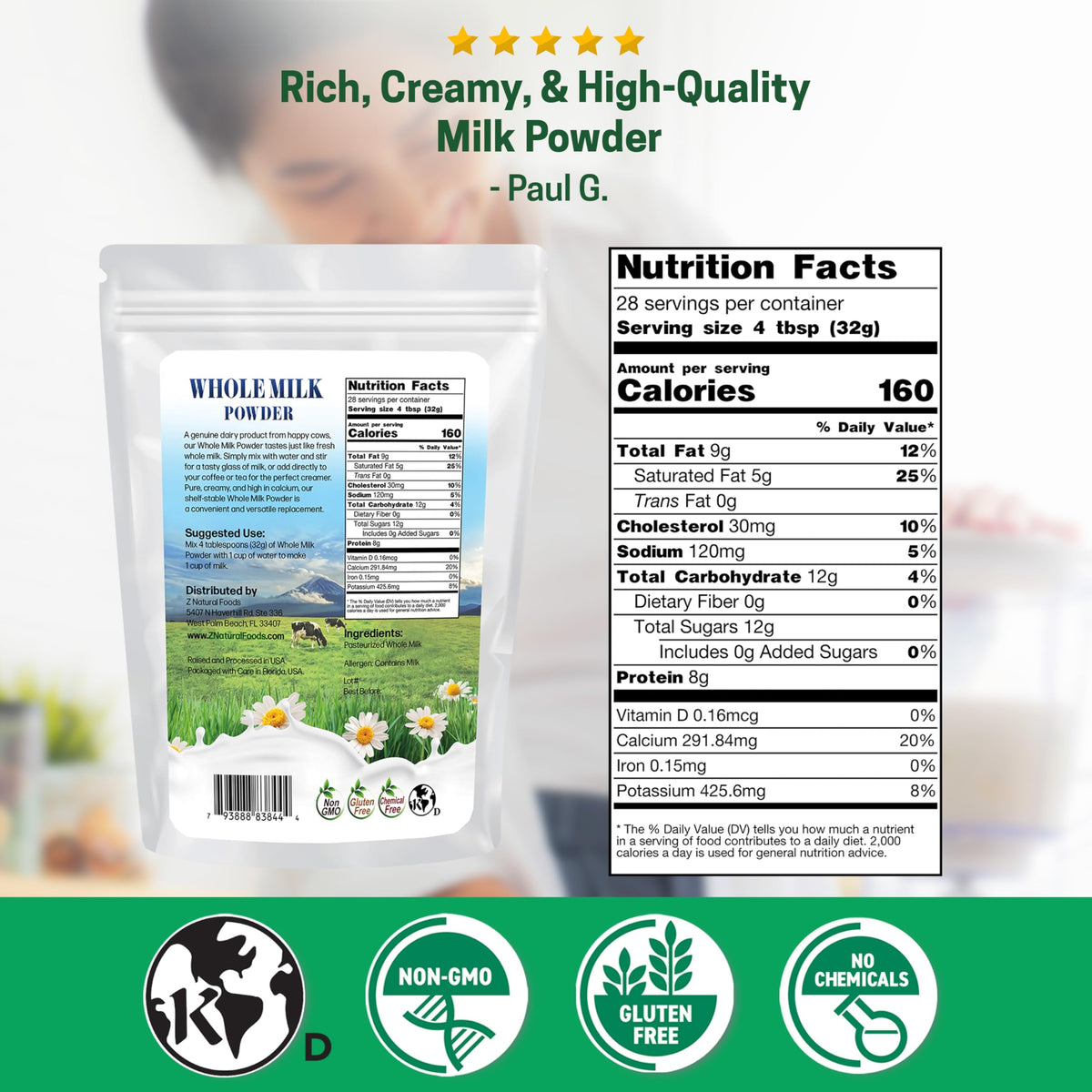 Whole Milk Powder 2 lb A82502
