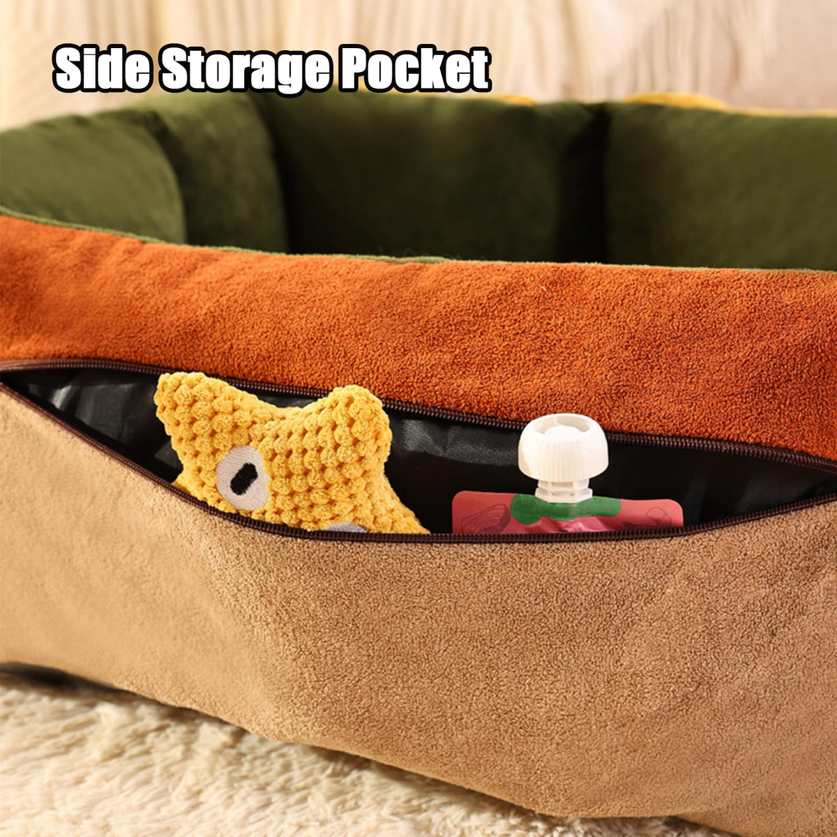 2-in-1 Elevated Dog Car Seat U561056