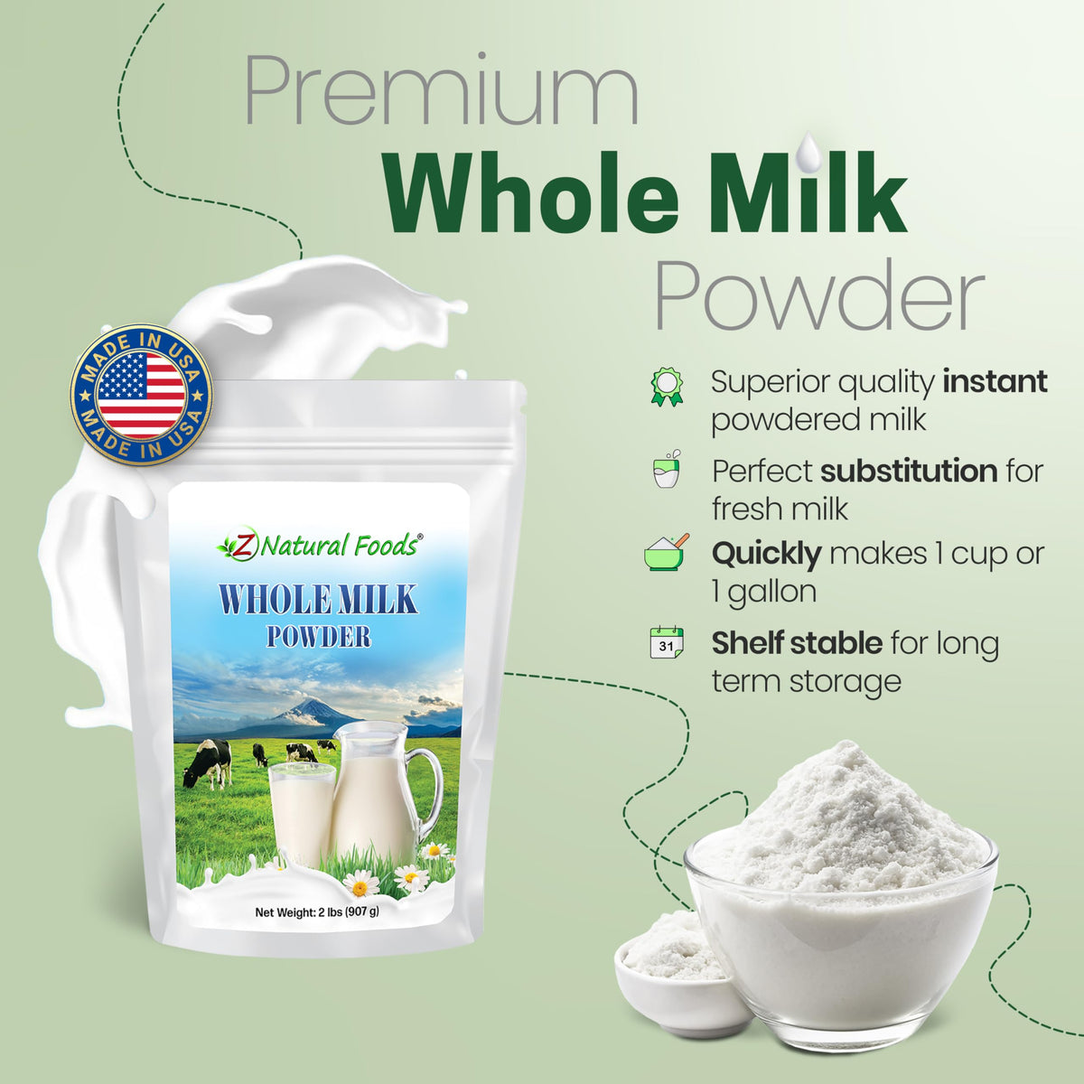 Whole Milk Powder 2 lb A82502