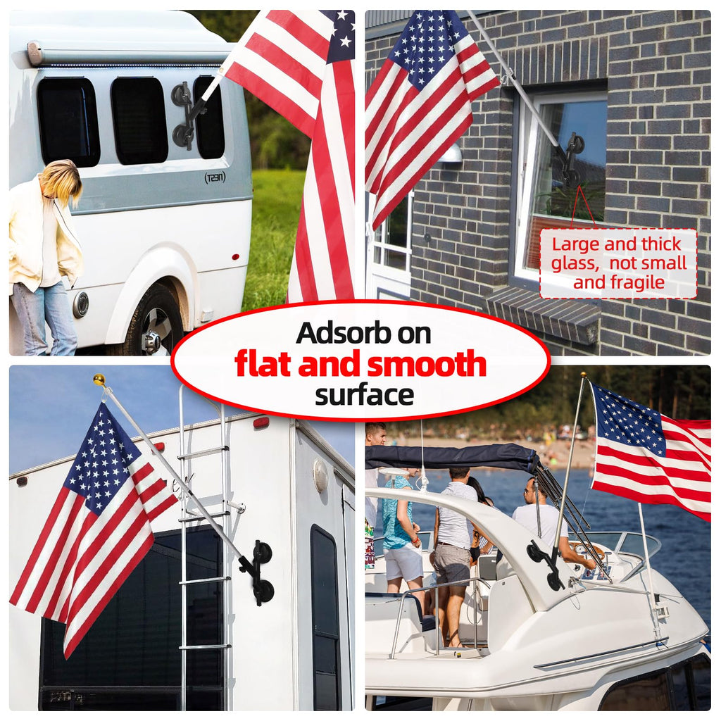 Suction Cup Flag Pole Mount U73732