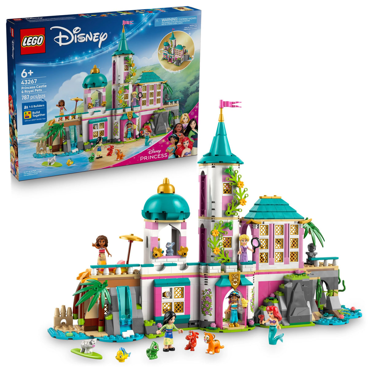 Disney Princess Castle & Royal Pets Building Set Q357362