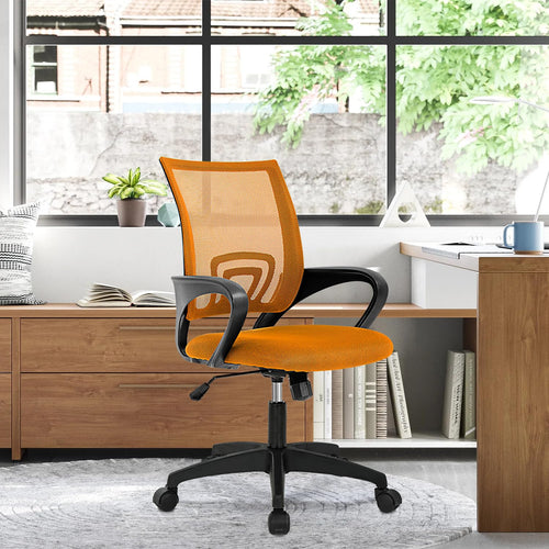 2 Pack Orange Mesh Adjustable Office Chair G8688