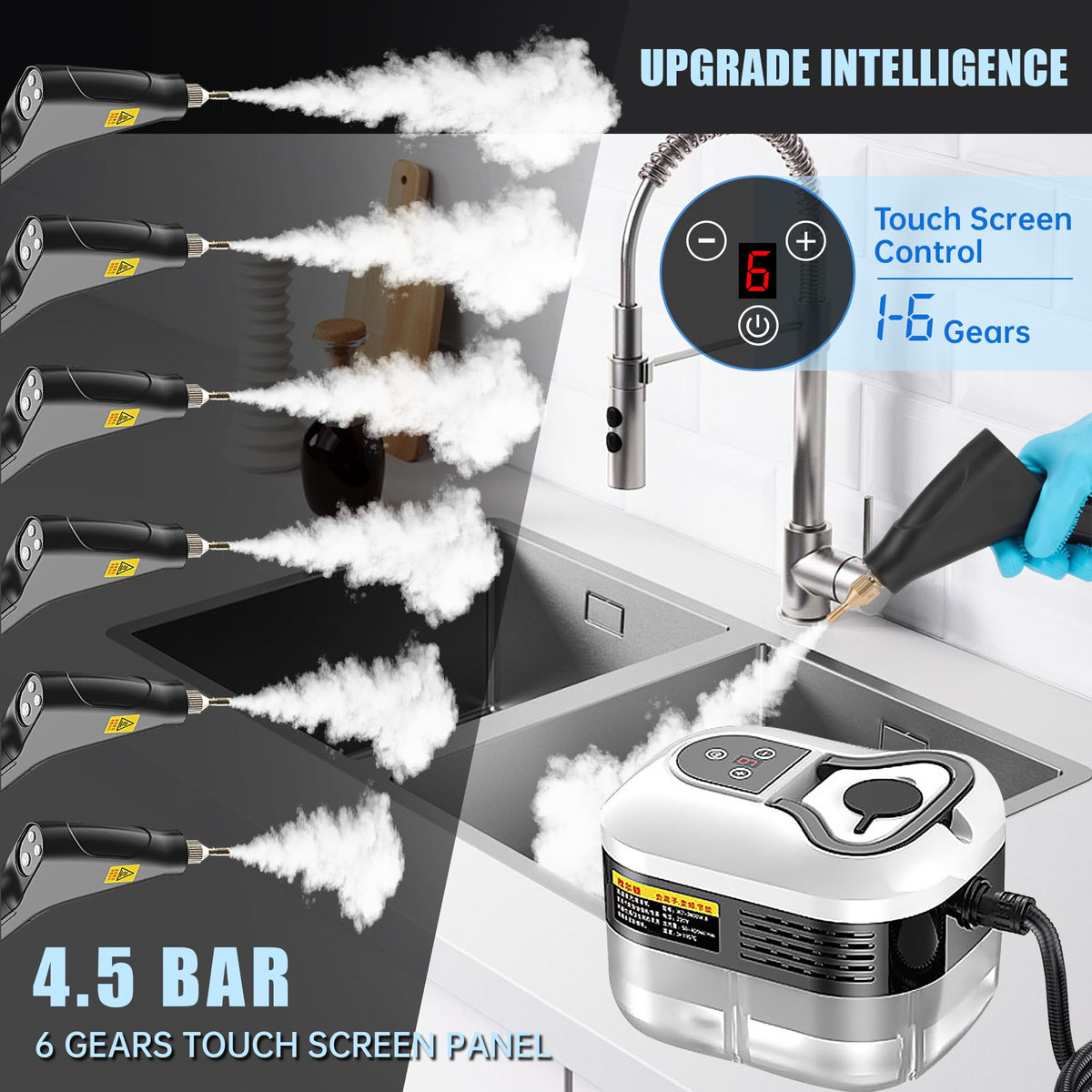 2500W Handheld Steam Cleaner S1859