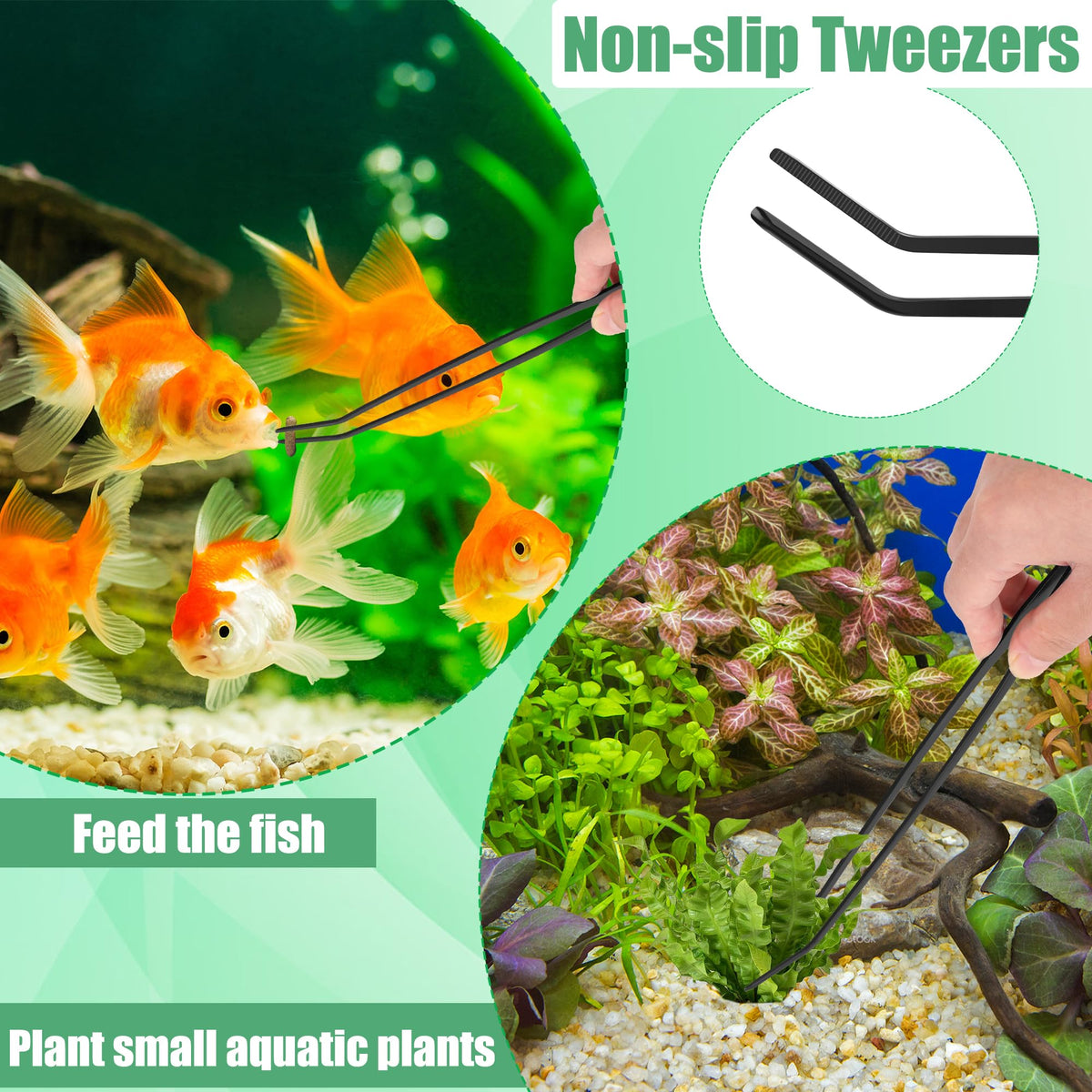 4 in 1 Stainless Steel Aquarium Aquascape Tools Kit F618