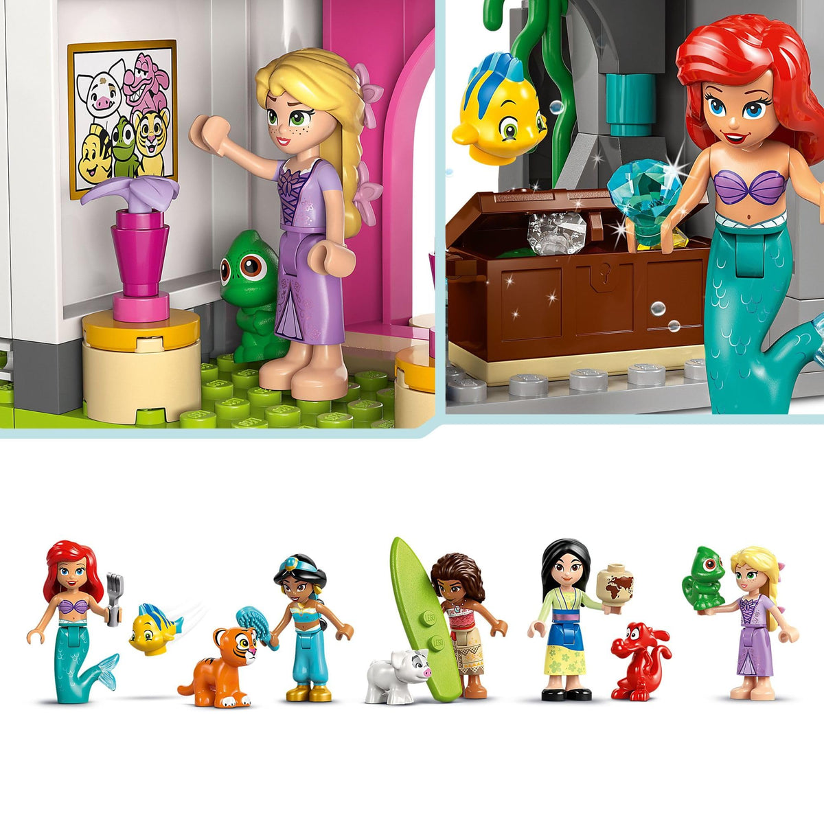 Disney Princess Castle & Royal Pets Building Set Q357362