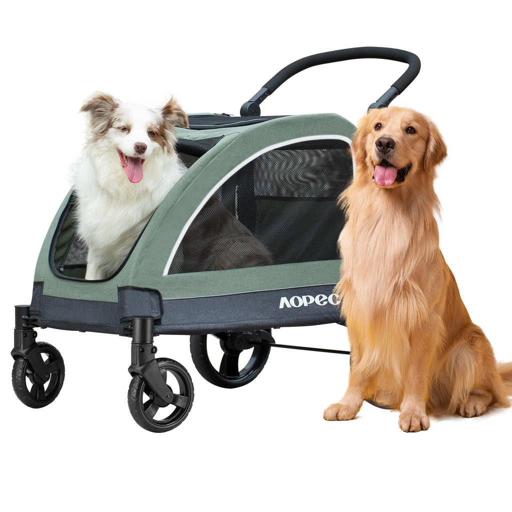 Green Dog Stroller 160 lbs Capacity T747