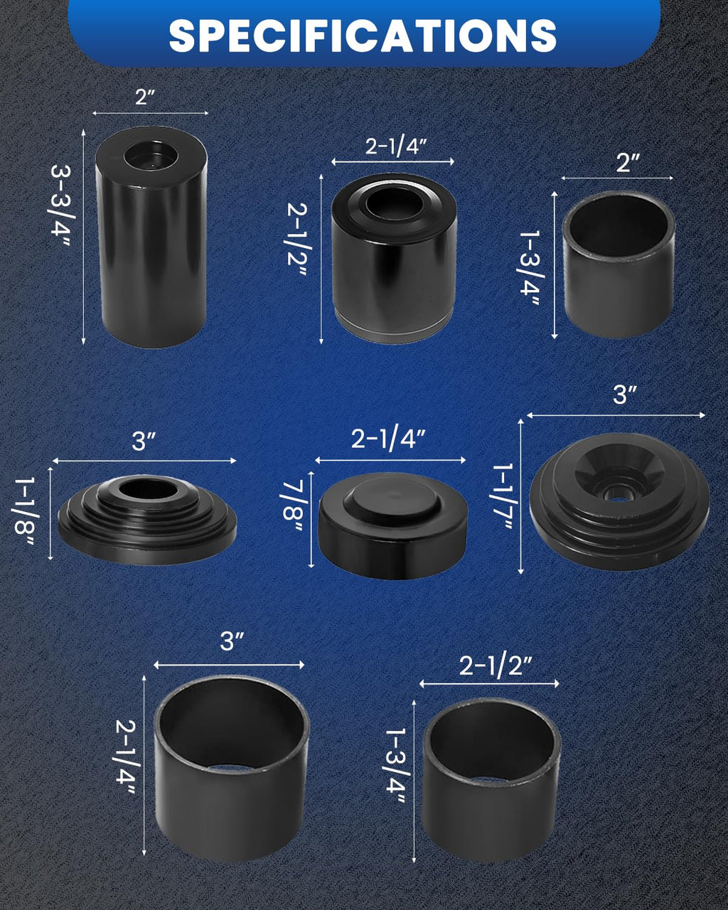 10-Piece Ball Joint Press and Removal Kit U2560