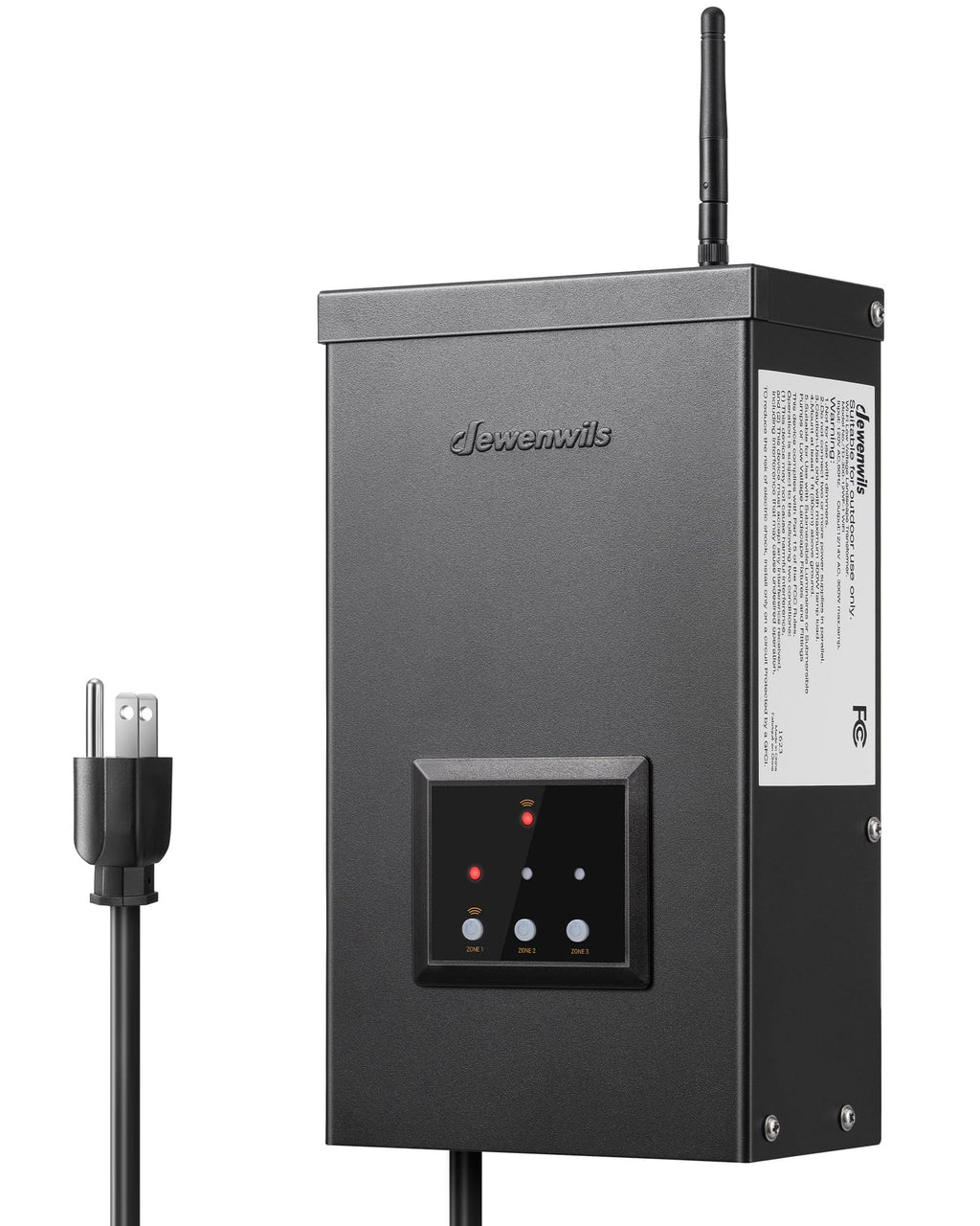 200W Low Voltage Landscape Transformer with Timer U68412