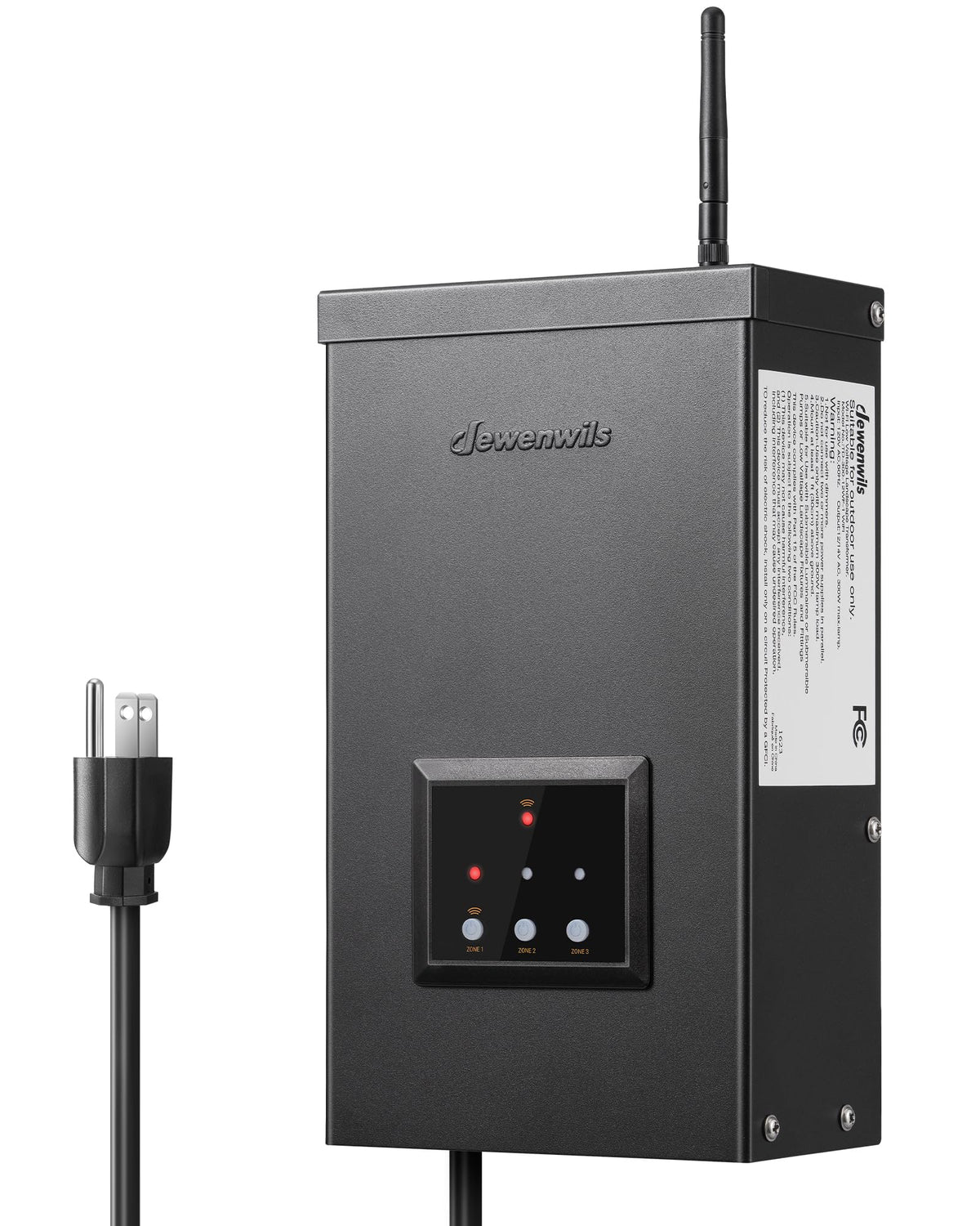 200W Low Voltage Landscape Transformer with Timer U68412