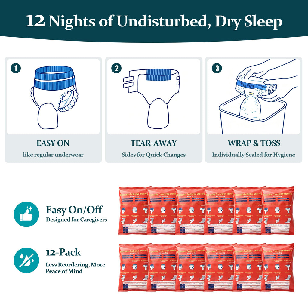Leak Proof Adult Urine Pants with Urine Bag S2572