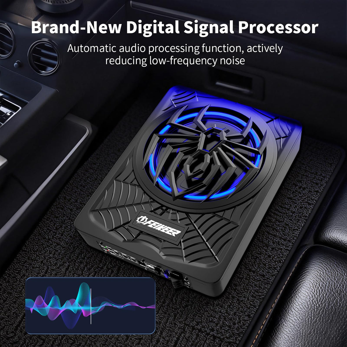 1200W Slim Underseat Subwoofer and Amp Package M932588