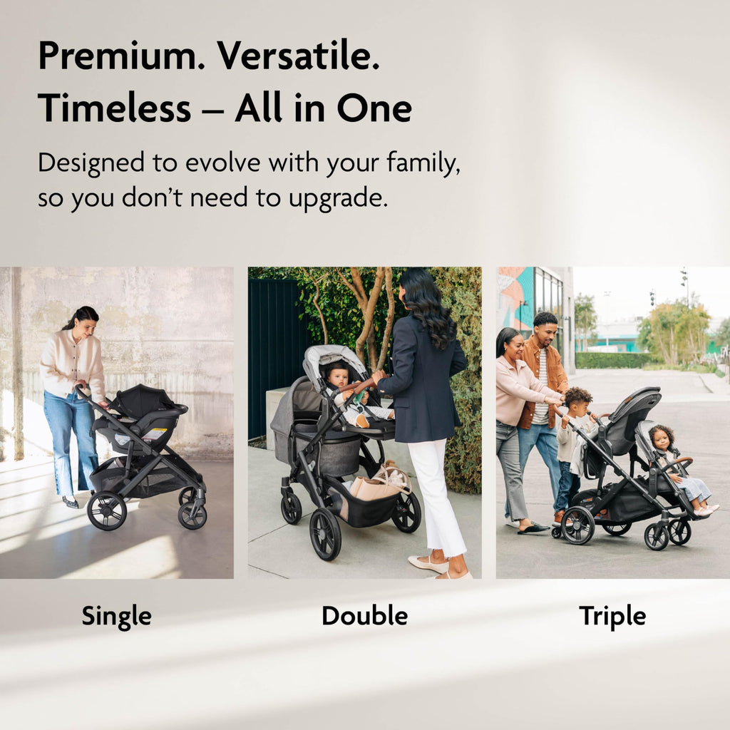 Convertible Single-to-Double Stroller Y386