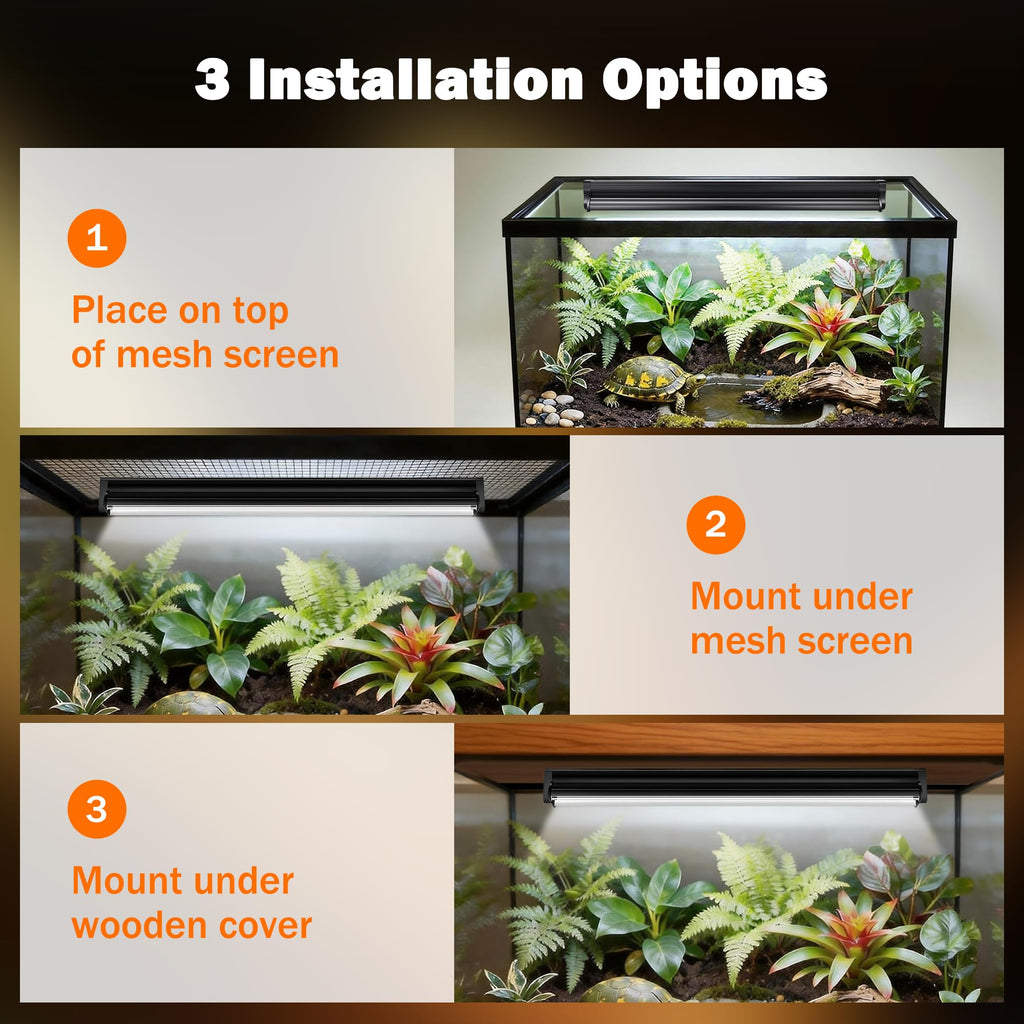 24W 22" UVB Reptile Light Fixture X571253