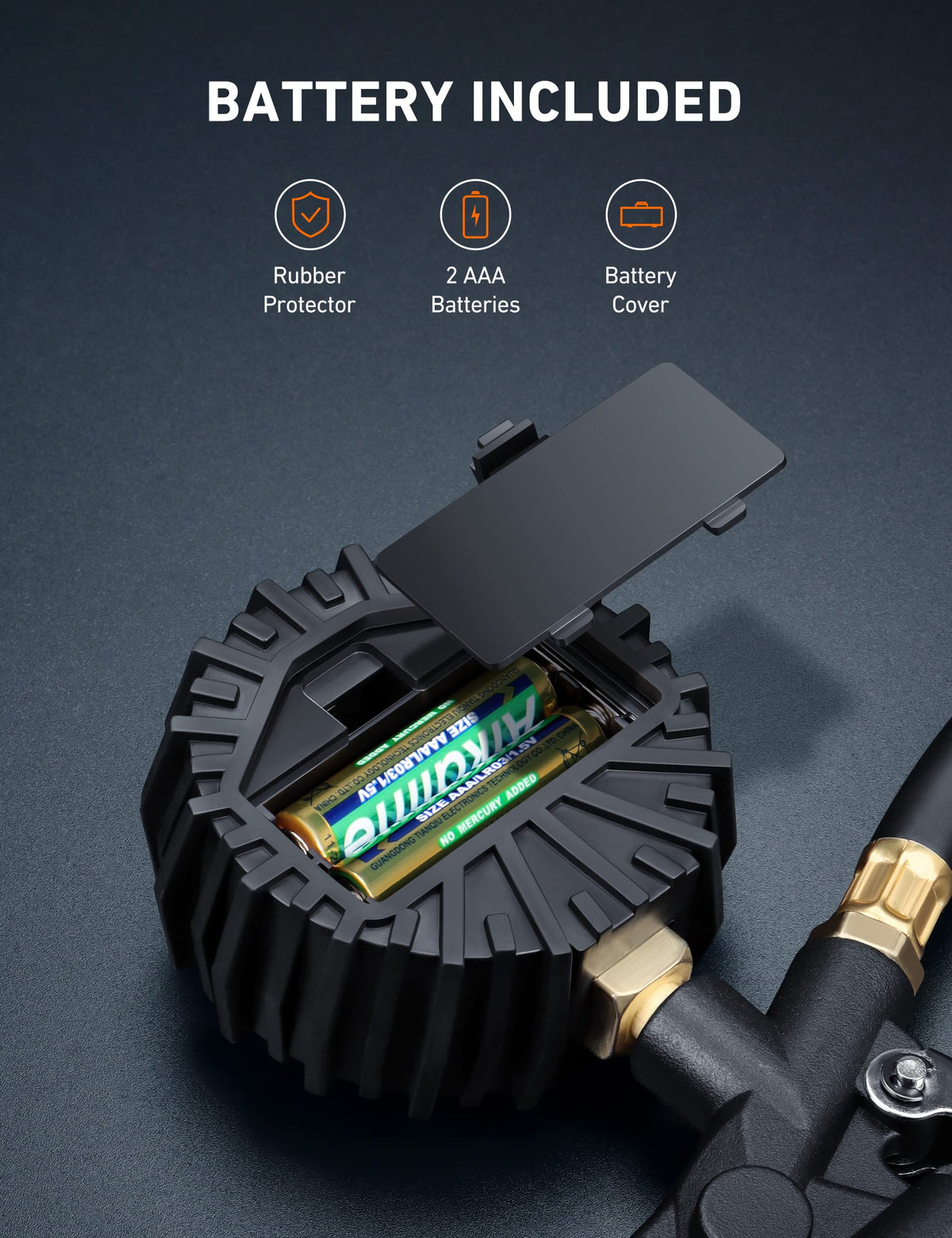 Digital Tire Pressure Gauge with Inflator 3-250 PSI U78226