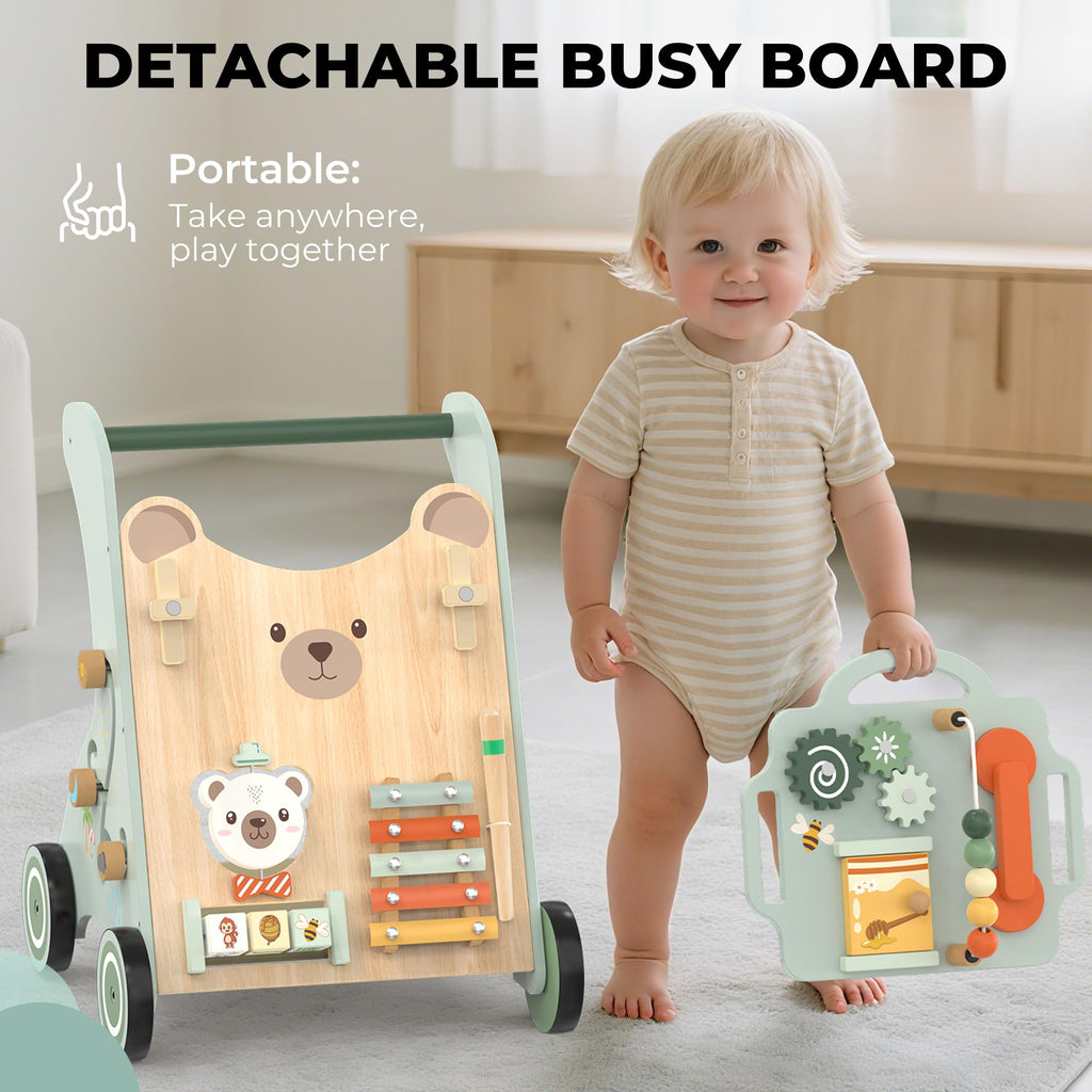 Wooden Sit-to-Stand Baby Walker I718
