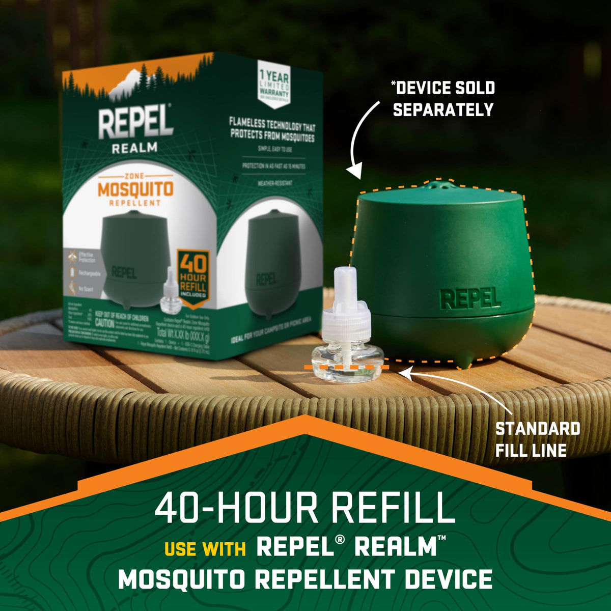 Mosquito Repellent Refill 0.19 Fl Oz S409896