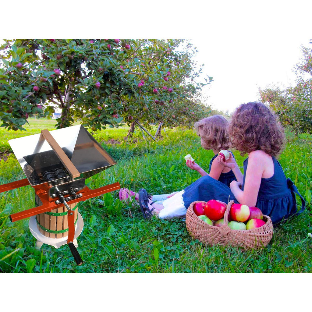 7 Litre Stainless Steel Manual Fruit Crusher D9863