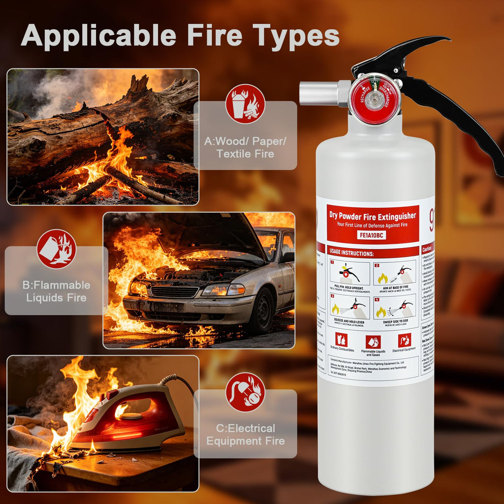 2.5 lb ABC Dry Chemical Fire Extinguisher B16185