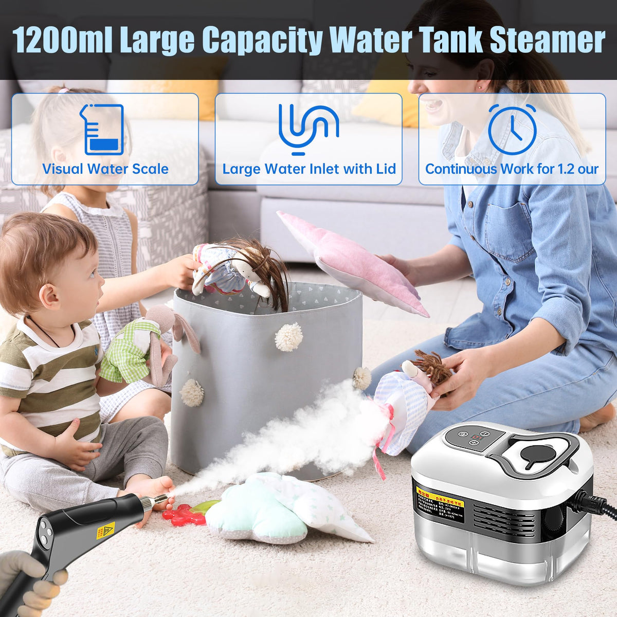 2500W Handheld Steam Cleaner S1859