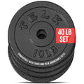 Adjustable Dumbbell Set with Cast Iron Plates J8729