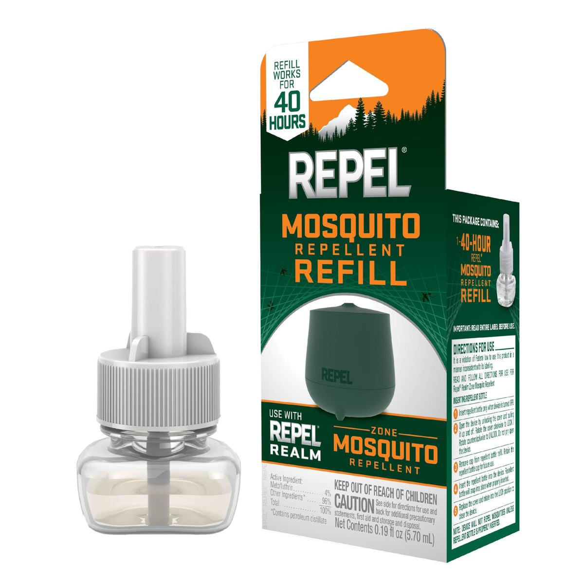 Mosquito Repellent Refill 0.19 Fl Oz S409896
