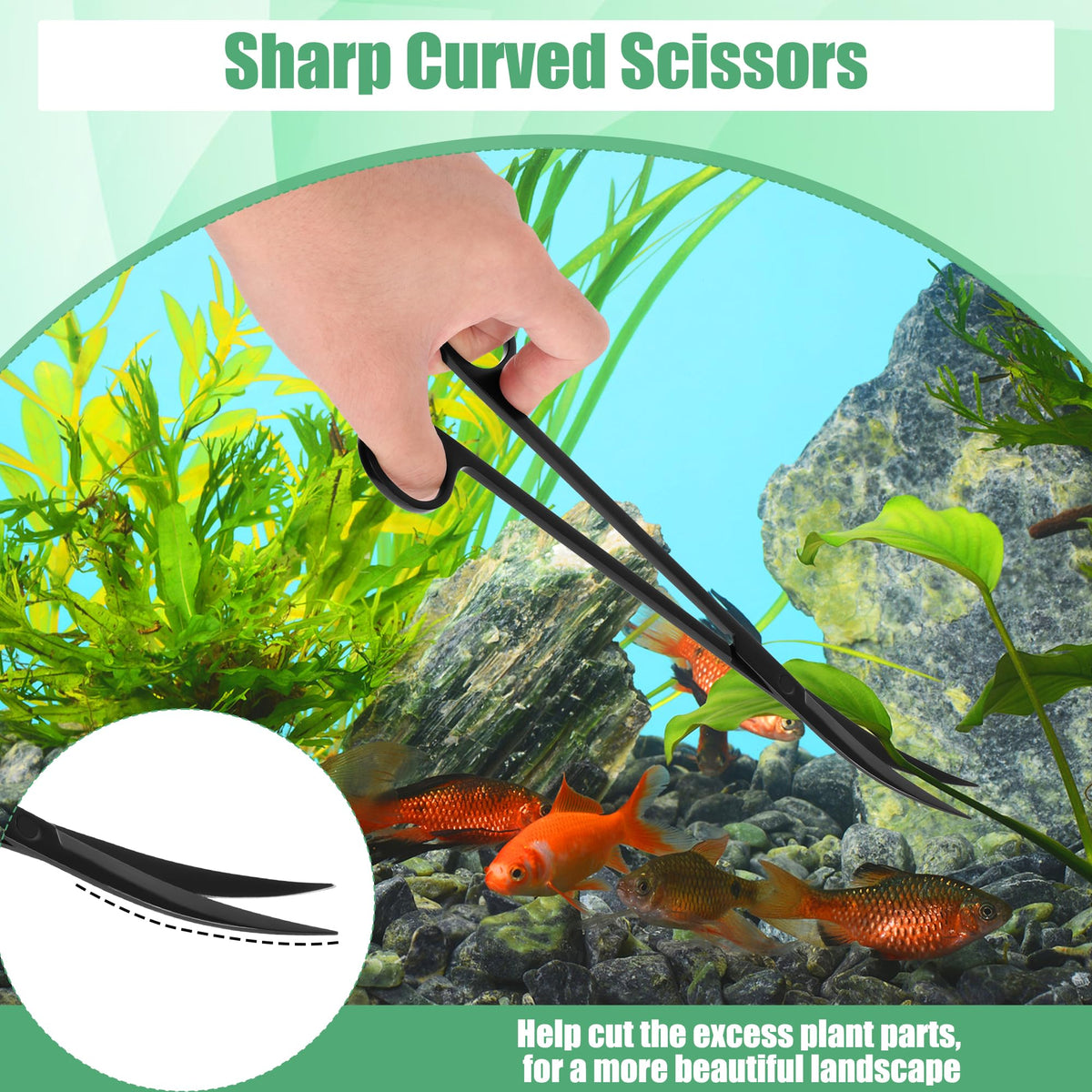 4 in 1 Stainless Steel Aquarium Aquascape Tools Kit F618