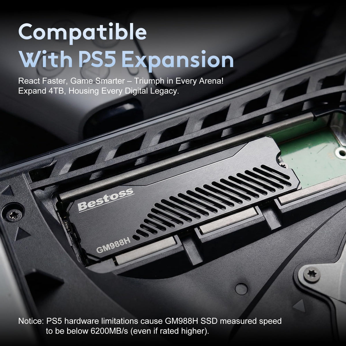1TB PCIe 4.0 NVMe M.2 2280 SSD with Heatsink T162