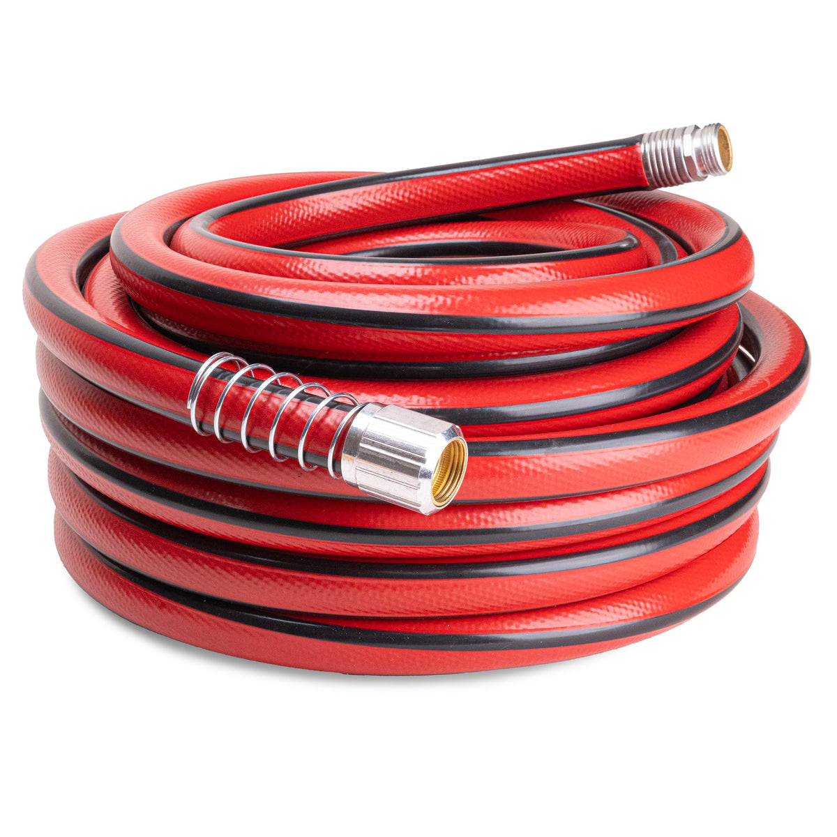 Contractor Grade Hose with Spring Coil and Crush Resistant Couplings 3/4 x 50 ft N359