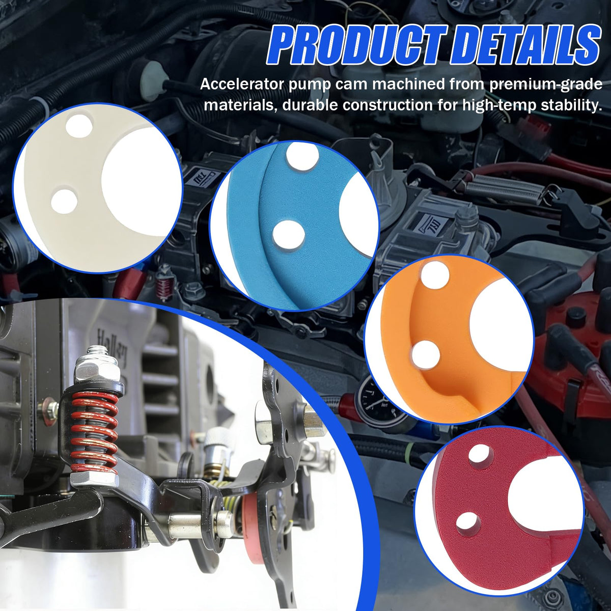 8-Piece Accelerator Pump Cam Assortment Kit M2336