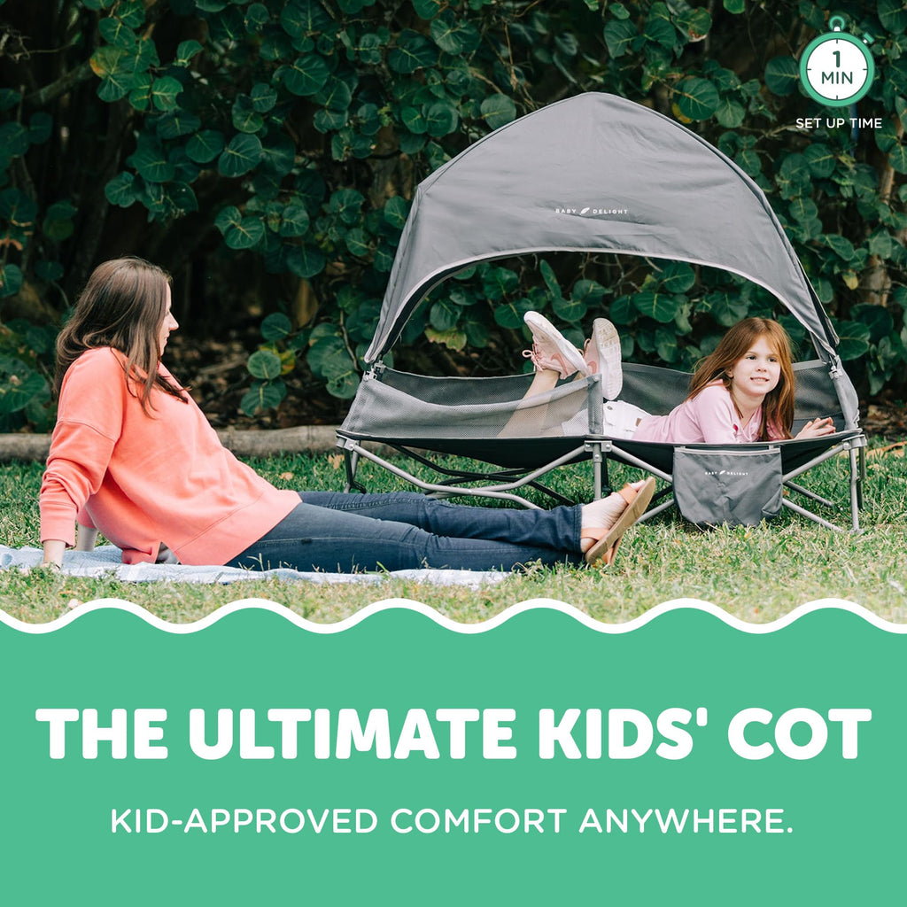 Portable Cot Grey W166405
