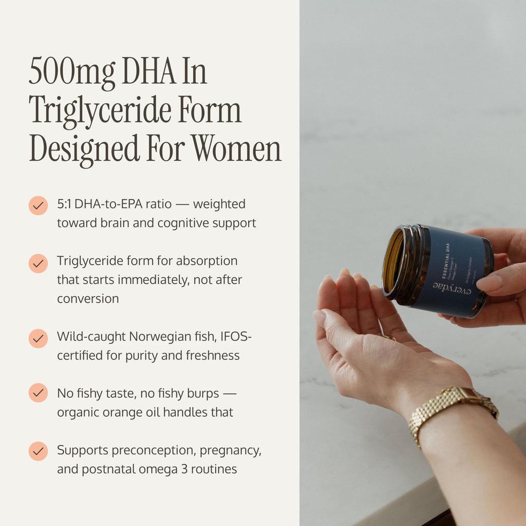 DHA Omega 3 Prenatal Postnatal Vitamins 60 Ct U76428