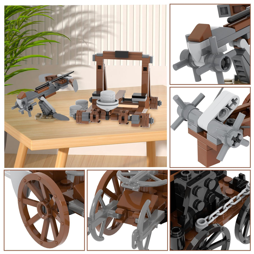 564 Pcs Medieval Weapons Building Block Set P7285