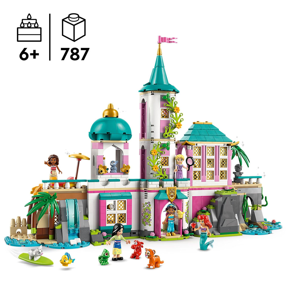 Disney Princess Castle & Royal Pets Building Set Q357362