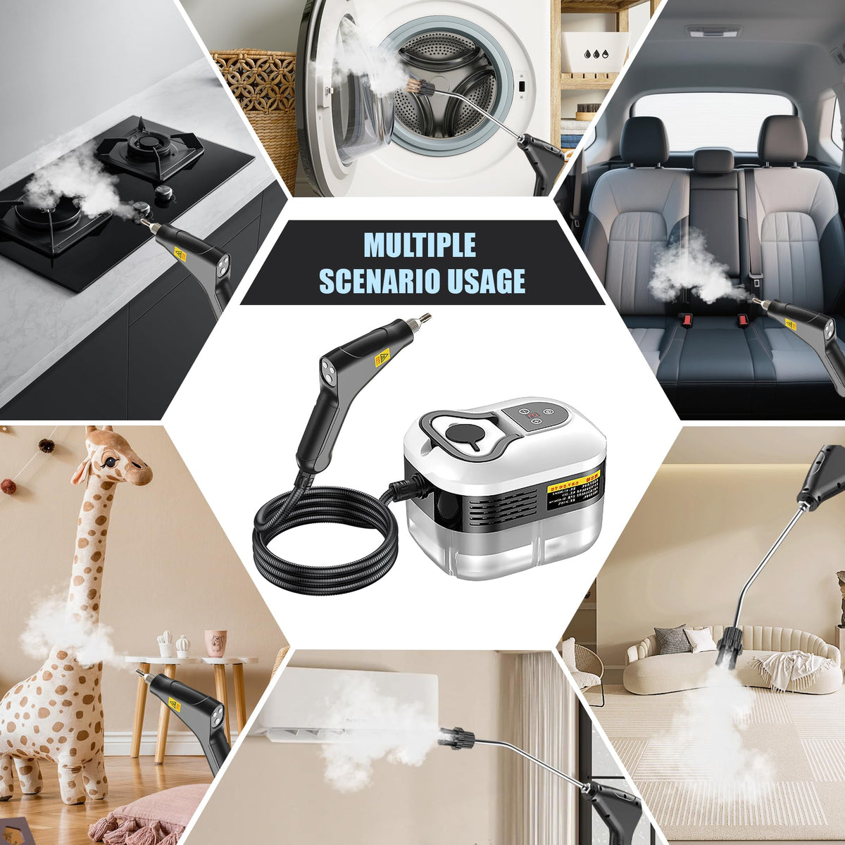 2500W Handheld Steam Cleaner S1859