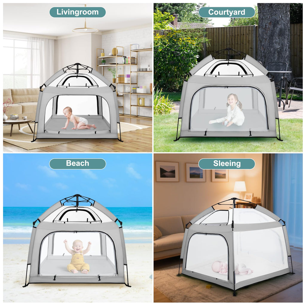 Baby Playpen with Canopy H523