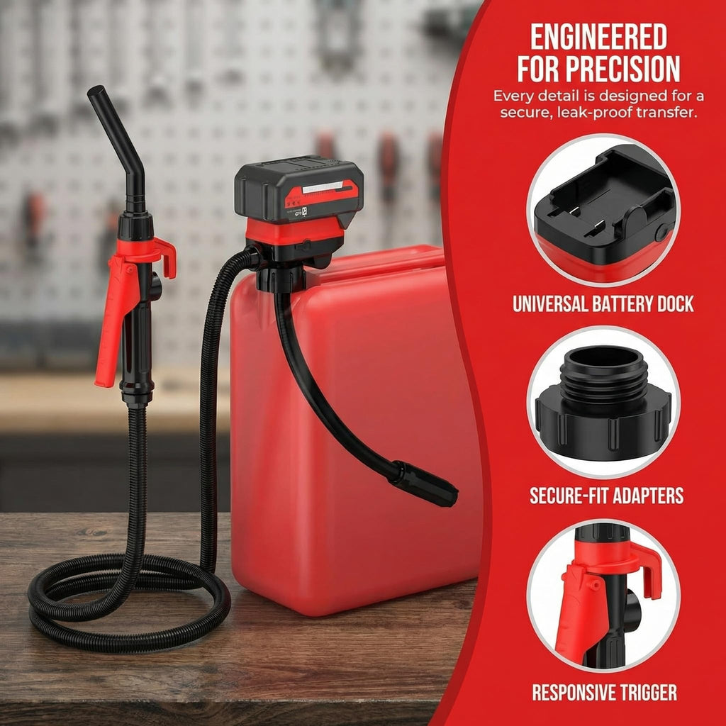 Cordless Battery Powered Fuel Transfer Pump 3.2 Gpm H86786