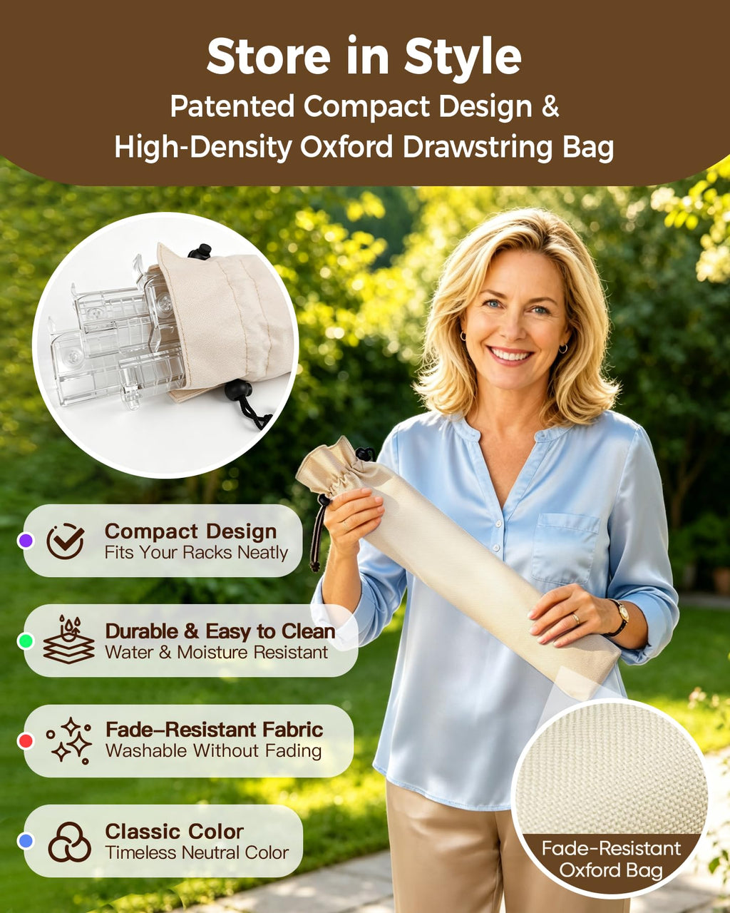 Acrylic Mahjong Racks with Pushers Set of 4 R221040