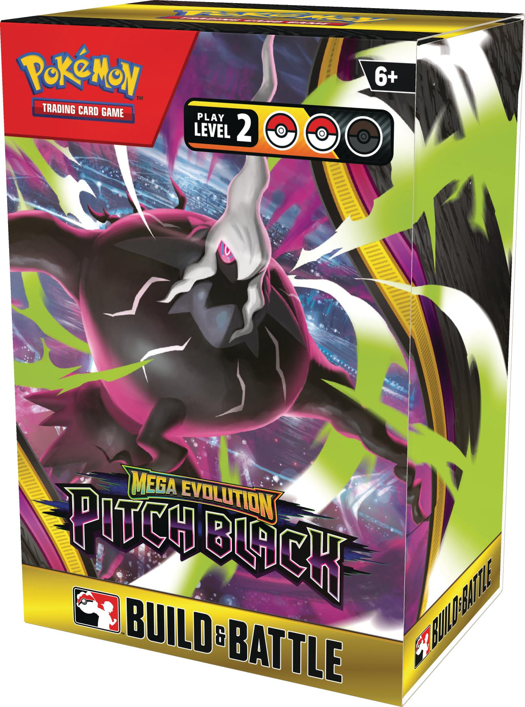 Pokémon Tcg: Mega Evolution—pitch Black Build & Battle Box B9759